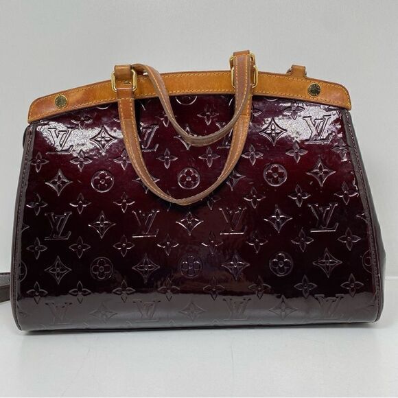 Louis Vuitton Amarante Monogram Vernis Brea MM Bag - Picture 1 of 16
